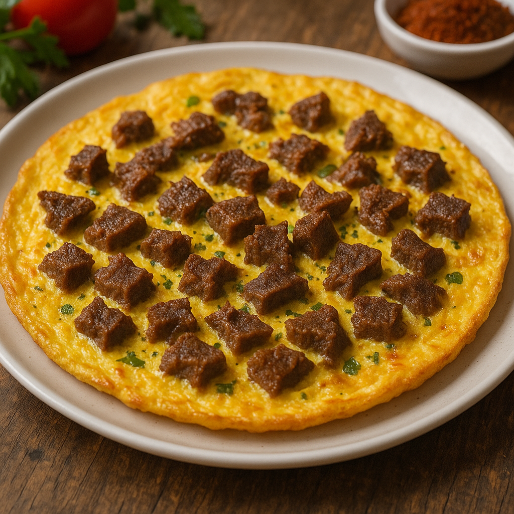 Kavurmalı Omlet  