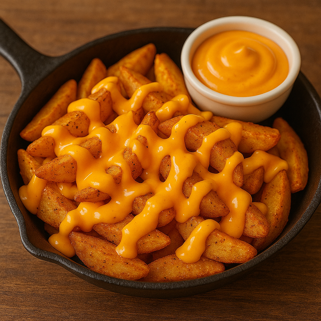 Cheddar Peynirli Patates Tava